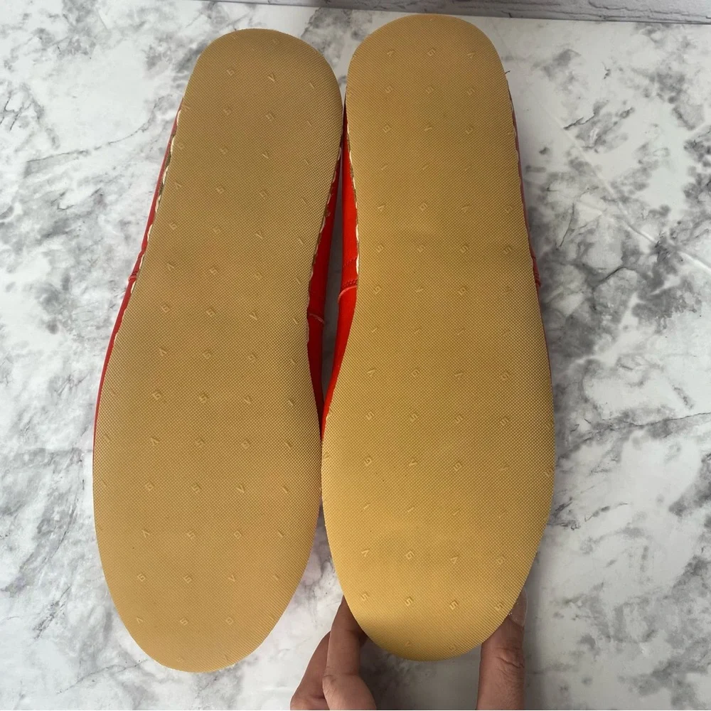 Atlantis Men's Red Slip On Shoes Size 13 Turkish Peru Handmade Leather - Picture 9 of 9